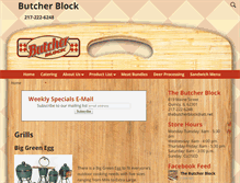 Tablet Screenshot of butcherblockquincy.com
